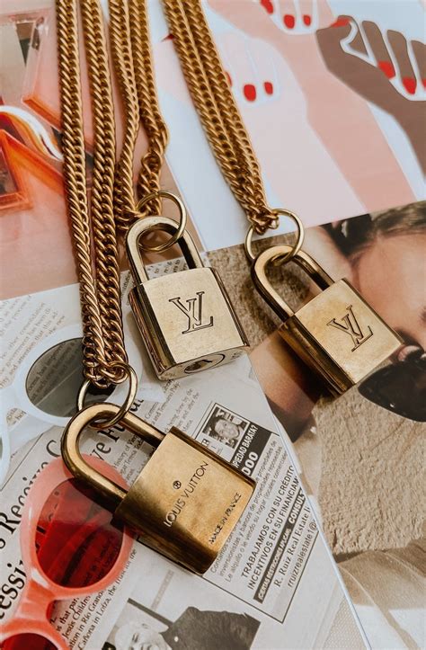 louis vuitton necklace lock|louis vuitton lock necklace price.